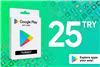 🎁 Подарочная карта Google Play — Официальный код ⚡

💳 Официальная подарочная карта Google Play на 25 Лир. Доставка кода в личные сообщения 📩. Подходит для покупок в ... Google Play